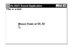 AWT-based applications with a User Interface Window in Java